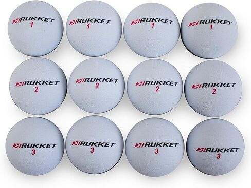 Rukket Practice Golf Ball, Almost Sponge Balls for Indoor Foam Training, Limited Flight High Visibility Birdie Tools in Saudi Arabia