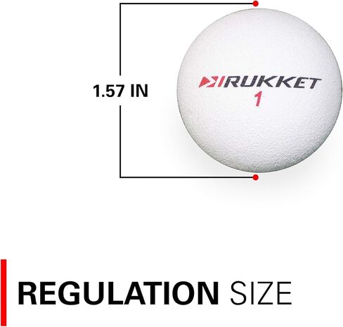 Rukket Practice Golf Ball, Almost Sponge Balls for Indoor Foam Training, Limited Flight High Visibility Birdie Tools in Saudi Arabia