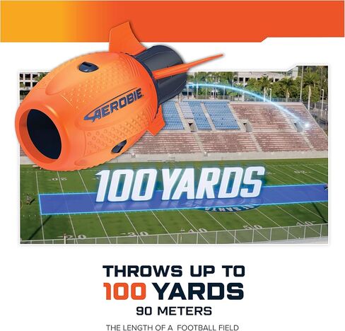 كرة القدم Aerobie Sonic Fin Football، لعبة كرة القدم الإسفنجية Russel Wilson الديناميكية الهوائية، ألعاب خارجية للأطفال والكبار من سن 8 سنوات فما فوق in Kuwait