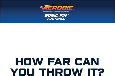 كرة القدم Aerobie Sonic Fin Football، لعبة كرة القدم الإسفنجية Russel Wilson الديناميكية الهوائية، ألعاب خارجية للأطفال والكبار من سن 8 سنوات فما فوق in Kuwait