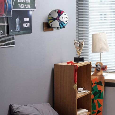 PUERSI Ball Holder Wall Mount Ball Stand Display Storage for Basketball Football Soccer Volleyball in Saudi Arabia