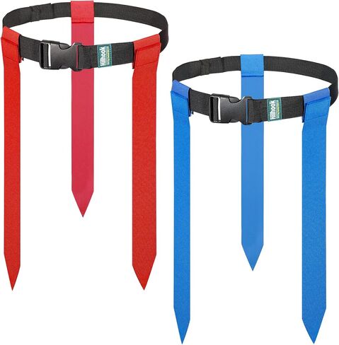 Hilhook Flag Football Belts, 10 Sets / 20 Sets of Adjustable Flag Football Set with Flags for Kids Youth and Adults Training in Saudi Arabia