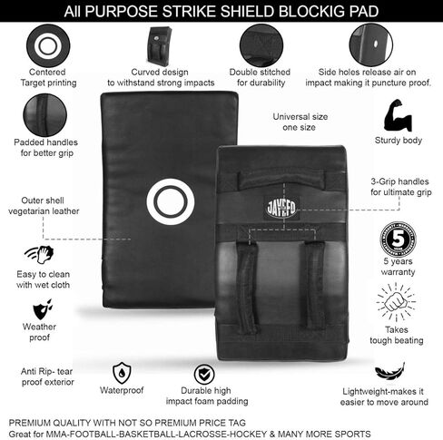 Jayefo 2021 Sports Shield Blocking Pad 24" X 16" Training Sports Basketball Blocker Bag Soccer Football Lacrosse Hockey Martial Arts MMA Kick Shield Kickboxing in Kuwait