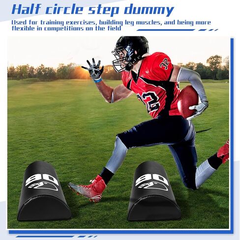 2 Pcs Athletic Agility Dummy Step Over Dummy with Heavy Duty Handles Training Dummy Football Equipment for Footwork Drills Sports Training in Kuwait