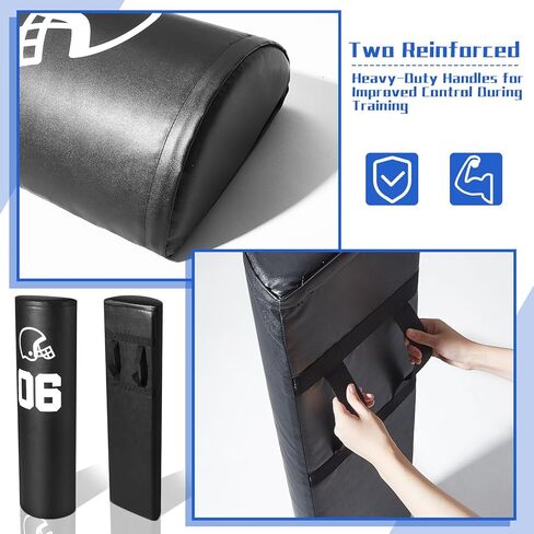 2 Pcs Athletic Agility Dummy Step Over Dummy with Heavy Duty Handles Training Dummy Football Equipment for Footwork Drills Sports Training in Kuwait