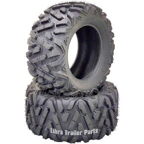 WANDA (2) 27x9-12 ATV Front Tire Set for 16-17 Honda Pioneer 1000 Base/EPS