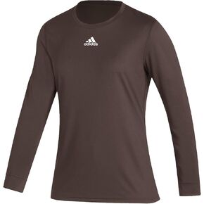 adidas Creator Long Sleeve Top - Women's Training L Coffee-White