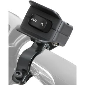 Belinous 12V Winch Switch with Mounting Bracket, Handlebar Winch Control Switch, Rocker Thumb Switch for ATV UTV Warn KFI RZR SUPERWINCH Champion Ramsey Venom Master Lock Mile Marker (Black)