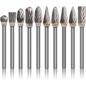 K Kwokker 25Pcs End Mills CNC Router Bits for Wood PCB, 1/8" Shank, 0.5mm to 3.175mm Metric Milling Bits, Carbide Tungsten Steel CNC Bits, 38mm Long, Multi-Size and Luxurious Match