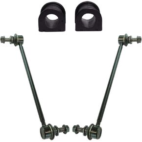 TRQ Front Suspension Kit Sway Bar Bushing Set Sway Bar Stabilizer Link Compatible with 2011-2020 Toyota Sienna