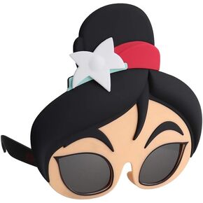 Sun-Staches Disney Official Mulan Sunglasses | Costume Accessory | UV400 | One Size Fits Most