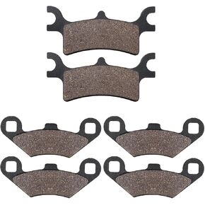 Cyleto Front and Rear Brake Pads for POLARIS Sportsman 800 400 500 600 700 EFI/HO 2x4 4x4、Scrambler 500 400 2x4 4x4、Magnum 325 330 500、Trail Boss 330, Trail Blazer 330 250, Xpedition 325、ATV 500