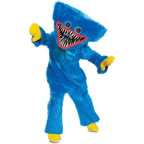 Disguise Huggy Wuggy Costume, Official Poppy Playtime Deluxe Kids Costume with Headpiece