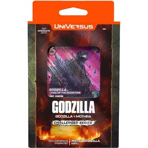 UniVersus Godzilla Challenger Series - Godzilla & Mothra Deck - 2 Character Decks, Ready to Play, Deck Building Card Game, Licensed, UVS Games