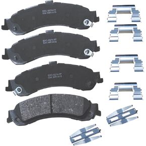 Bendix Premium SBC834 Ceramic Rear Brake Pads for Select Models Cadillac Escalade, Escalade ESV, EXT, Chevrolet Avalanche 1500, Silverado Suburban Tahoe, GMC Sierra Yukon, Yukon XL 1500