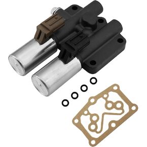28260-RG5-004 Transmission Dual Linear Shift Solenoid with Gasket Compatible with 2012-2013 Honda Civic Compatible with 2009-2013 Honda