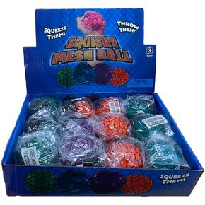 (Dozen) 2" Mesh Ball - Fidget Squeeze Ball