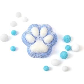 Taba Squishy Toys for Kids, Cat Paw Squishy Toys, Squishy Paw for Teen Girls and Boys, Cat Themed Teenage Girl Gifts Trendy Stuff(White Plush Cat Paws)
