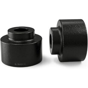 Rear Lower Leveling Kit - 2 inch Lift - Compatible with Chevy GMC 2007-2013 Avalanche, 2007-2014 Suburban, 2007-2016 Tahoe, 2007-2014 Yukon - Steel Block Black Spacer