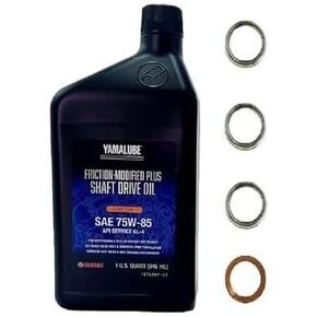 Yamaha Wolverine 350/450 (1995-2005) all Models HP Oil Filter Change Kit Yamaha Part# 1UY-13440-02-00 and 3 Quarts Hi Performance LUB-10W40-FS-12