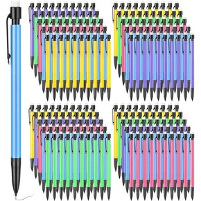 200 Pcs 0.7mm Mechanical Pencils with Eraser Bulk, Operation Christmas Items Colorful Mechanical Pencil 0.7mm for Office Classroom School Student Writing Drawing Sketching Supplies, 5 Color