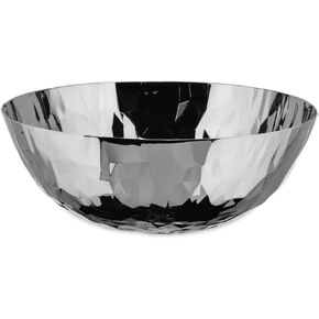 Alessi "Joy n11" Round Basket in 18/10 Stainless Steel Mirror Polished, Silver