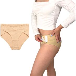 Inspired Comforts Post Surgery Women Tear Away Underwear - Stick-on closure Briefs