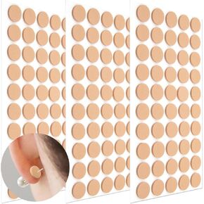 150PCS Earring Support Patches Earring Backs Earlobe Lifter Non-Irritating Earring Cover Pad Stickers Replacement for Sports Heavy Droopy Earrings Studs