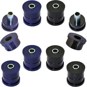 Rear Upper and Lower Control/Trailing Arm Bushing Kit 8 pcs Left & Right made in high grade Polyurethane - Compatible With PATHFINDER INFINITY 1996-2004 Year 1996-2004