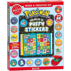 KLUTZ Pokemon Color-in 3D Stickers Craft Kit