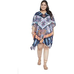 Oussum الأفريقية Dashiki قفطان تونك القمم كيمونو فستان الصيف مساء حجم كبير قفطان التستر للنساء