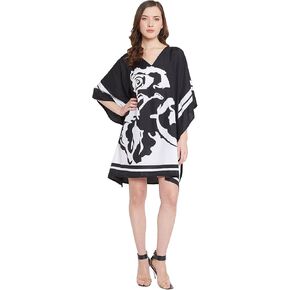 Oussum African Dashiki Caftan Tunic Tops Kimono Dress Summer Evening Plus Size Kaftan Cover-Up for Women