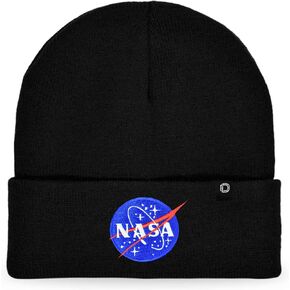 DALIX Retro Style NASA Beanie Cap Embroidered Hat Space Meatball Logo
