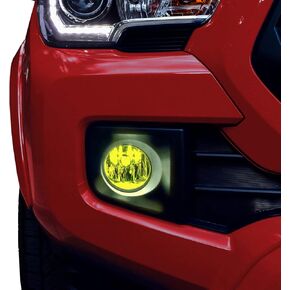 BOGAR TECH DESIGNS Fog Light Tint Kit Compatible with and Fits Tacoma 2016-2022, Yellow