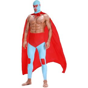 Halloween Costume Adult Men's Outfit - Halloween Cosplay with Mask and Cape