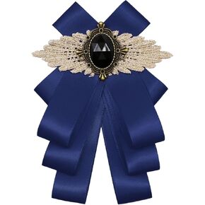 Bow Ties for Men Women, Womens Bow Tie Adjustable Pre-Tied Ribbon Bowties for Shirt Uniform Wedding Party Prom School