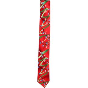 Jerry Garcia mens JG-H-11 Holiday Theme Christmas Tie Neckties, Red, One Size