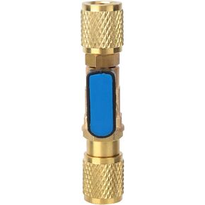 Brass Refrigeration Ball Valve Connector with G1/4in Interior Thread Adapter