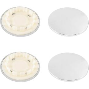 4Pcs Wheel Center Caps for 2013-18 Dodge Ram 2500 3500 Wheel Rim 97mm(3.81in) Chrome Hub Cap, Replacement 5RK12RXFAA 04726280AA Wheel Cover