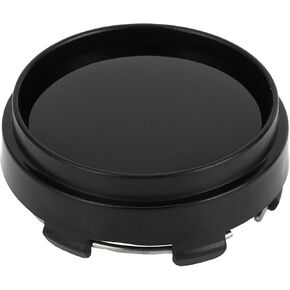 Universal Wheel Center Hub Cap Durable 66 mm 2.60" Outside Diameter Vehicle Hub Covers for SUV Truck Automotive Plastic Black