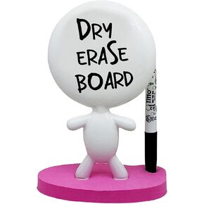 Dry Erase Board - Orange Office Coworker Gifts - TITTO Original, Draw Your Ideas - Home & Office Decor Design - Ceramic Memo Pad - Whiteboard Desk. - Office Gift - (Orange)