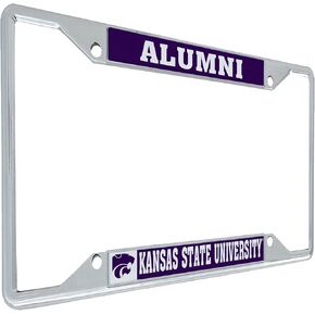 Desert Cactus Kansas State University Wildcats K-State EMAW Metal License Plate Frame for Front or Back of Car Officially Licensed (Alumni)