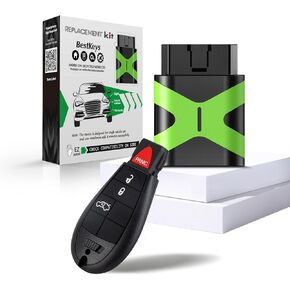 BestKes Simple Key Fob and Key Program, Key Replacement Kit, Simple Key DIY Programmable Tool for Keyless Entry Car Remote for IYZ-C01C or M3N5WY783X (7-btn)