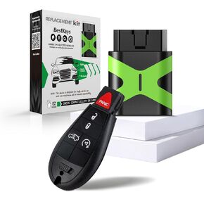 BestKes Simple Key Fob and Key Program, Key Replacement Kit, Simple Key DIY Programmable Tool for Keyless Entry Car Remote for IYZ-C01C or M3N5WY783X (7-btn)