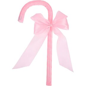 Gadpiparty Halloween Cosplay Cane Prop, Stage Performance Staff Prop, Pink Cane Prop Decorative, for Costume Stage Performance Party Supplies