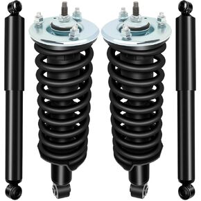 AUTOMUTO Front and Rear Pair Complete Struts Spring Assembly Shock Absorber Compatible with 2005-2019 for Nissan Frontier Struts 171102 345067