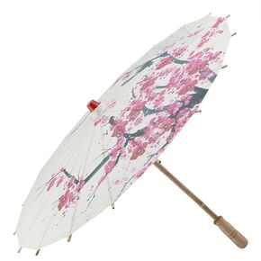 Paper Umbrella, Chinese Umbrella Japanese Umbrella Handmade Oiled Parasol Classical Dance Umbrella Plum Blossom for Wedding Parties Photography Costumes Cosplay Decoration, Genericvek8iasg35