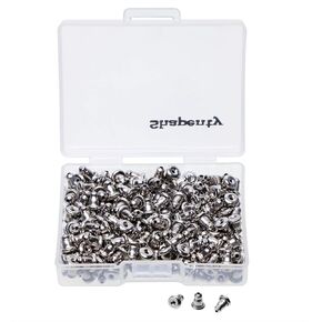 Shapenty Stainless Steel Earnuts Clutches Earring Safety Backs Stopper Replacements Earring Backing Jewelry Making Findings (Stainless Steel, 200PCS/100Pairs)
