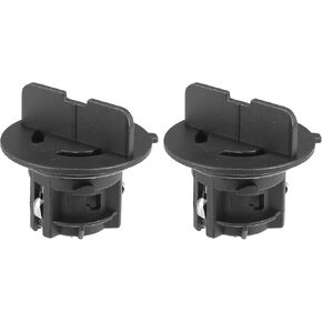 Front Turn Signal Light Lamp Bulb Sockets No.63117159571 for BMW 325i 325xi Base 3.0L L6 - Gas 2006 for BMW 328i 330i 335i Plastic Black (Set of 2)