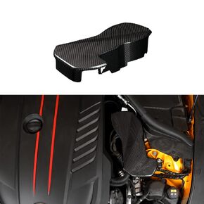 Carbon Fiber Engine Room Wire Protection Cover for Toyota Supra A90 GR MK5 Car Hood Modification Parts Engine Room Harness Cover Automobile Exterior Replacement Accessories Gloss